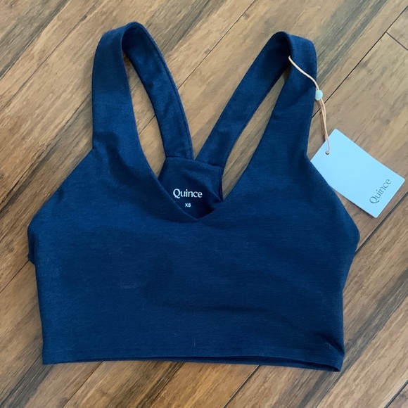 Quince Other - Quince Navy Sports Bra